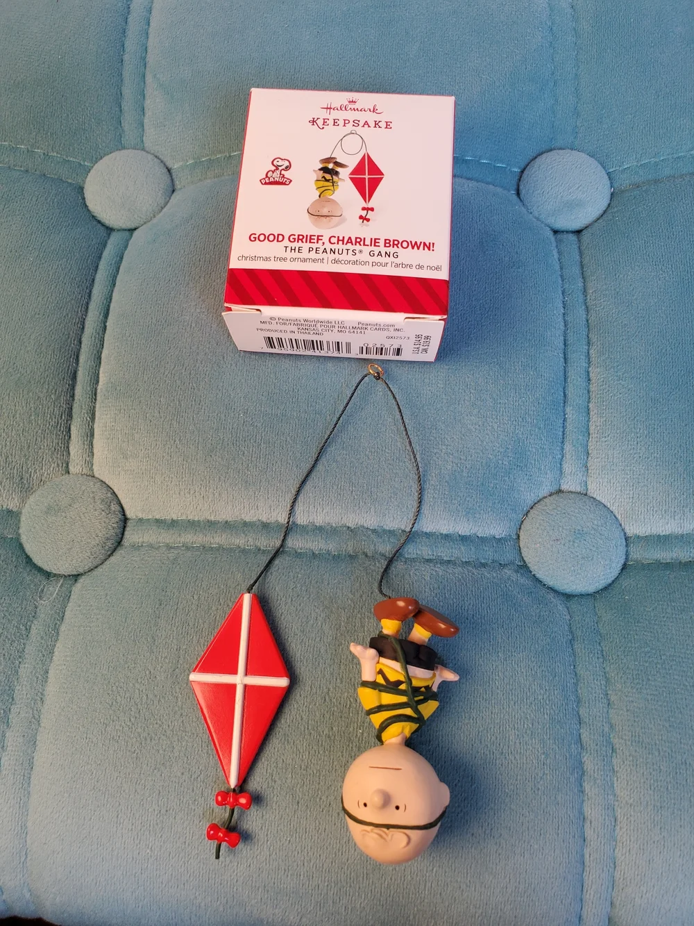 Hallmark Keepsake 2014 Peanuts Good Grief Charlie Brown Ornament QXI2573